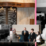 Custom album page with Bat Mitzvah girl at Lakeside Congregation in Highland Park, IL.