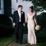 Picture of Bride and Groom at St John's Episcopal Church